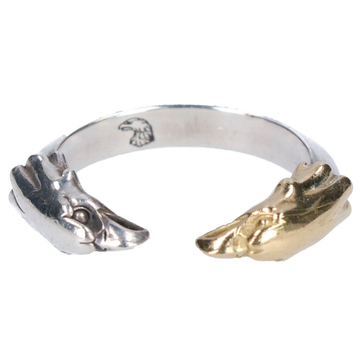 ラリースミスイーグルヘッドブレスレット 18K EAGLE HEAD STAMPED