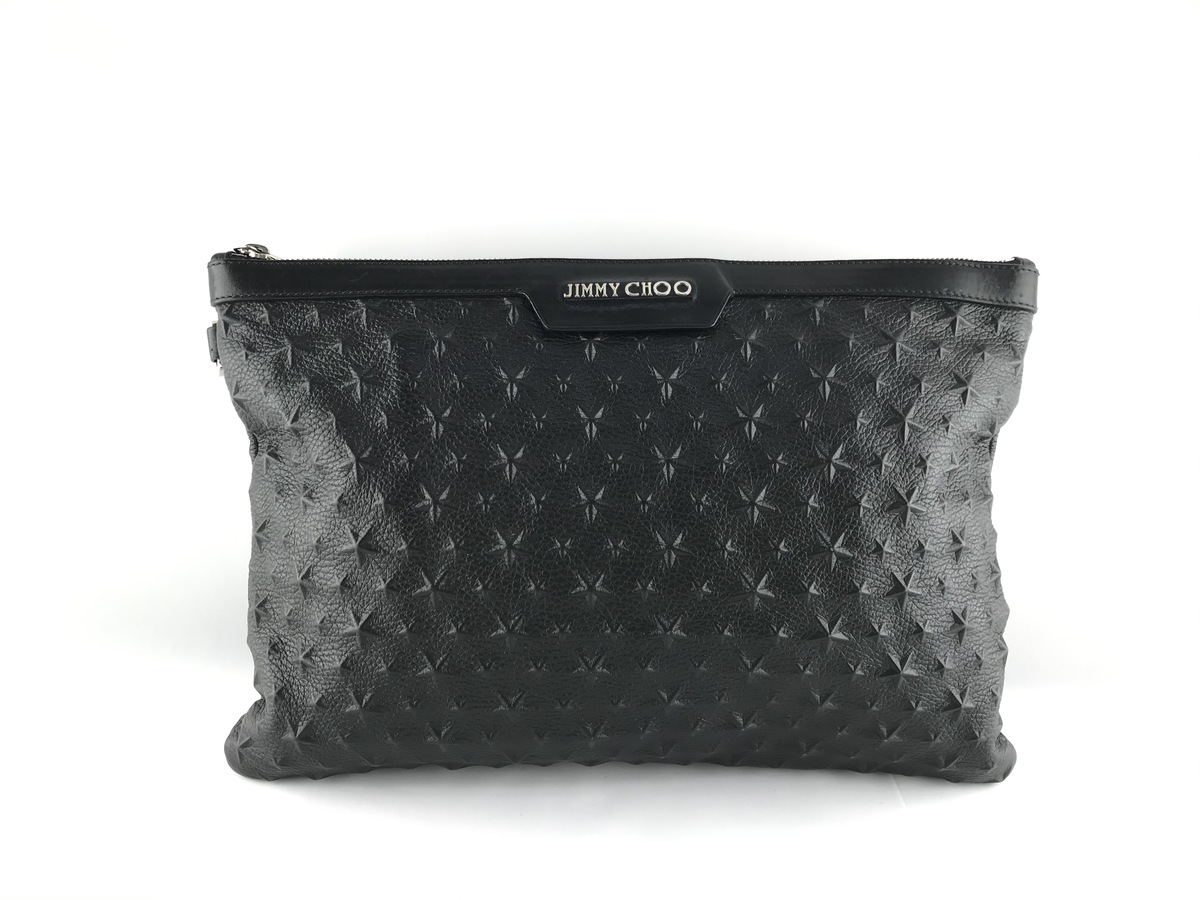 JIMMY CHOO ジミーチュウ クラッチバッグ ポーチ スタースタッズ