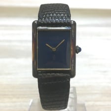 カルティエの925 ARGENT マストタンク 手巻き腕時計をエコスタイル銀座本店で買取いたしました。状態は目立つ傷や汚れがあるお品物です。