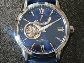 エコスタイル新宿店で、オリエントスターのDA02-C0-B オープンハート パワーリザーブ付き 自動巻き 腕時計を買取しました。