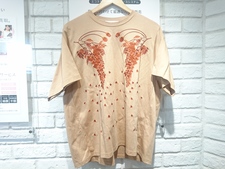 新宿店で、マメクロゴウチのMM17AW-JS066 ベージュ 刺繍入り Tシャツを買取しました。状態は綺麗な状態の中古美品です。