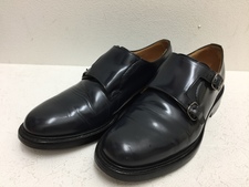 チャーチ ネイビー LAMBOURN ポリッシュバインダーカーフ ダブルモンクシューズ 買取実績です。