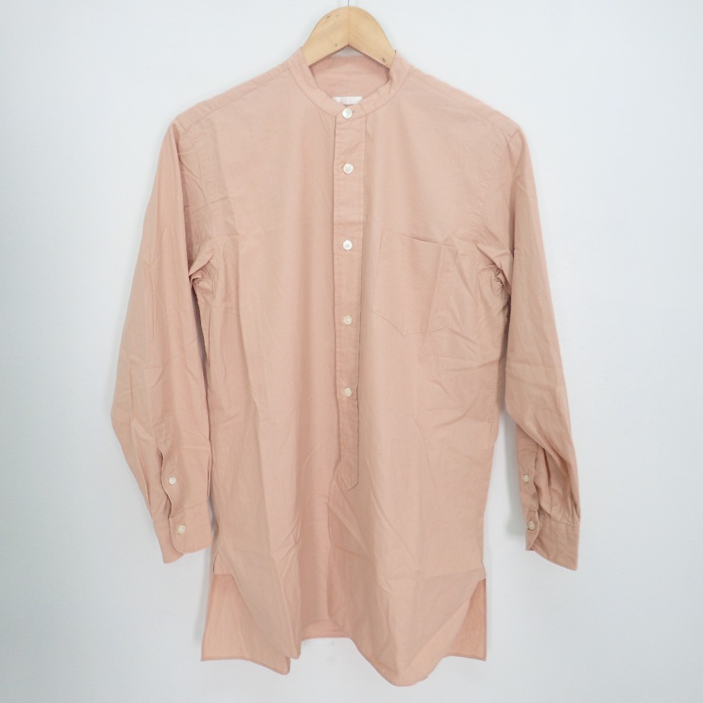 コモリの18年製 M01-02002 ピンク バンドカラーシャツの買取実績です。