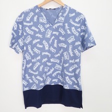ルイヴィトン 2018年　HEY06W　オックスフォードシティ ロゴ裾切替Vネック半袖Tシャツ 買取実績です。