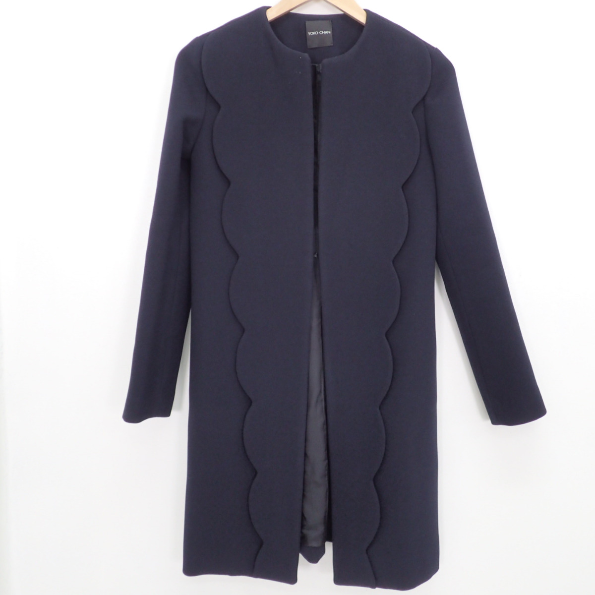 ヨーコチャンのYCC-519-084 ノーカラー スカラップ コートを買取させて