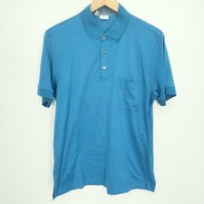 ブリオーニ 並行　ブルー　コットン 胸元ポケット付 半袖ポロシャツ 買取実績です。