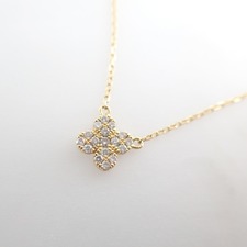 アーカー K18YG ダイヤモンド0.07ct ペタルパヴェ ネックレス 買取実績です。