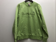 シュプリーム ×LACOSTE 18SS ライトグリーン Crewneck Sweatshirt 買取実績です。