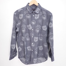 広尾店で、ルイヴィトンの正規の18年製のコットン素材の総柄の長袖シャツを買取りました。状態は若干の使用感がある中古品です。