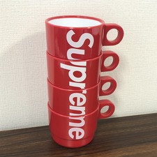 シュプリーム 2018年SS　赤　マグカップ　Stacking Cups　4個セット 買取実績です。
