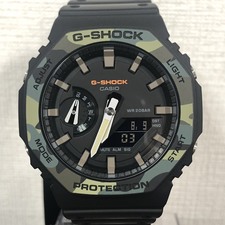 G-SHOCK GA-2100SU-1A　迷彩(カモフラージュ柄)　海外モデル　アナログデジタルタイプ 買取実績です。