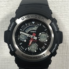 G-SHOCK ブラック×シルバー　アナデジ　AW590-1A 買取実績です。