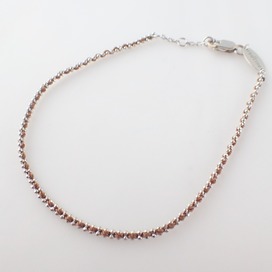 レッドラインのK18WG Aurore Entwined string and chain bracelet コード&チェーン ブレスレットの買取実績です。