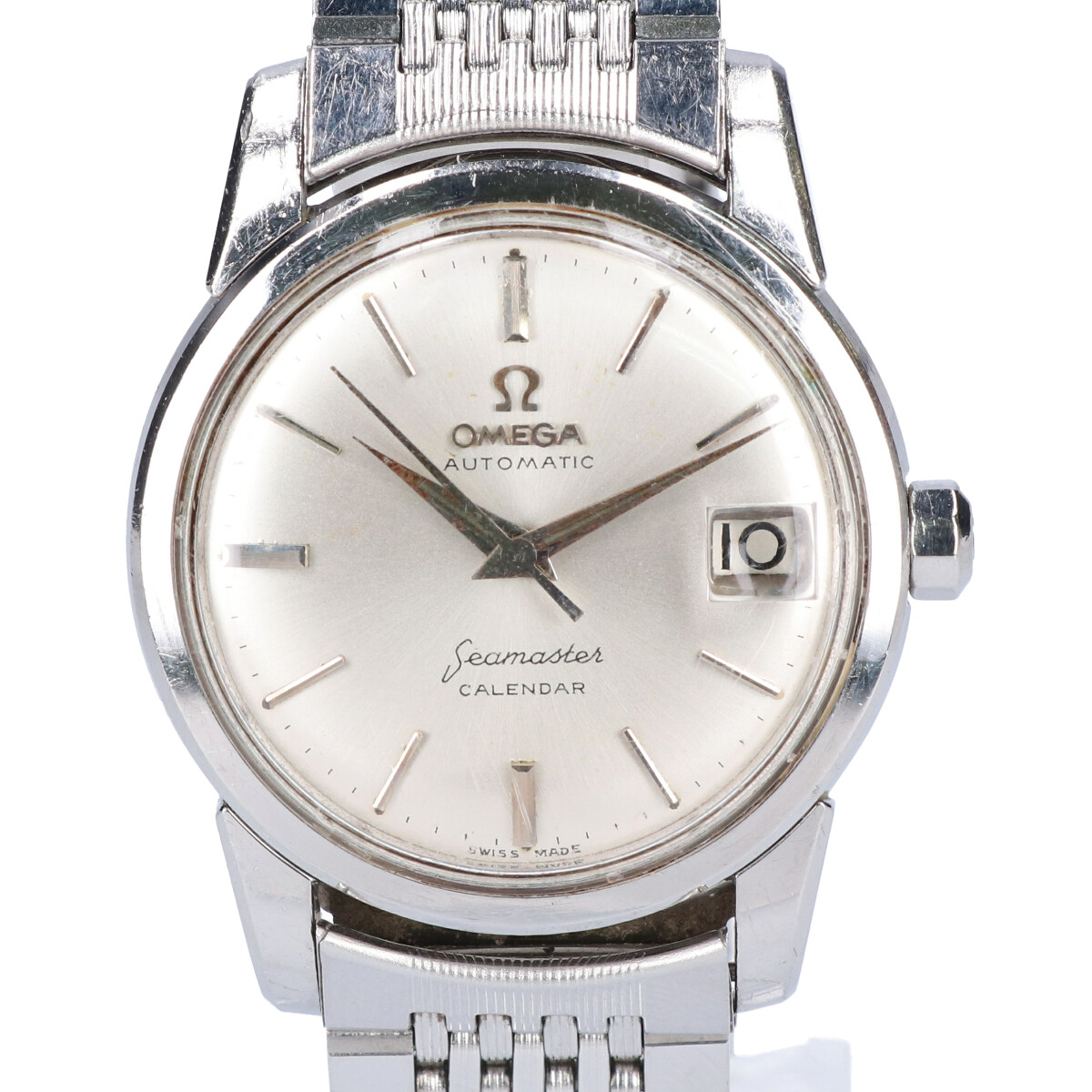 オメガの1950年製 シーマスター カレンダー 自動巻き 腕時計の買取実績です。