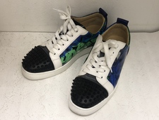 クリスチャンルブタン 19SS 黒×ブルー Louis Junior Spikes Orlato In Version Multi 買取実績です。