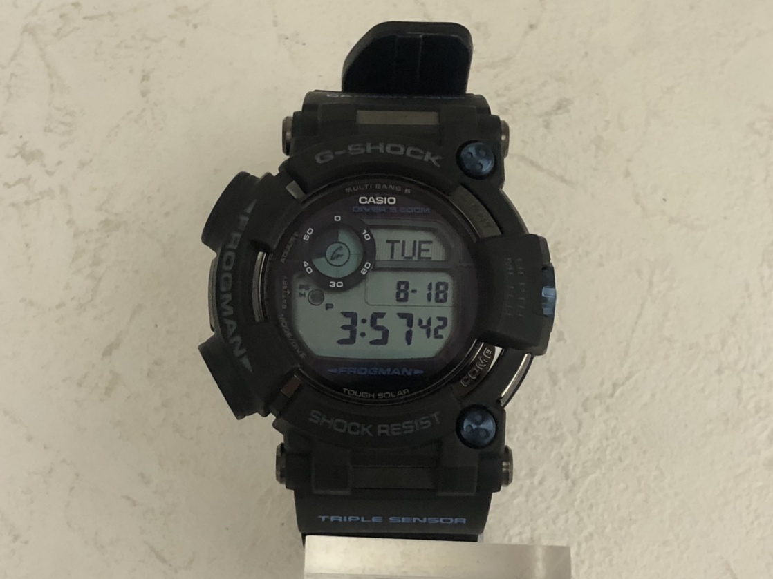 G-SHOCKのGWF-D1000B-1JF FROGMAN ブルー タフソーラー時計の買取実績です。