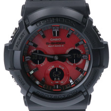 G-SHOCK(gショック) GAW-100AR-1AJF Black and Red Series ソーラー電波時計 買取実績です。