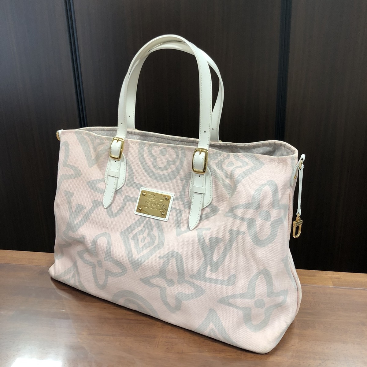 LOUIS VUITTON 美味 ルイヴィトン タイシエンヌGM トートバッグ 