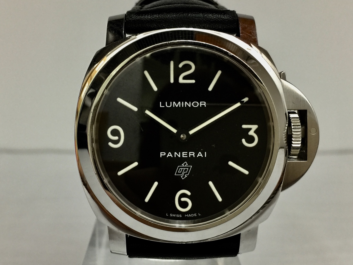 パネライのPAM00000 ルミノールロゴ ノンデイト 手巻き時計の買取実績です。
