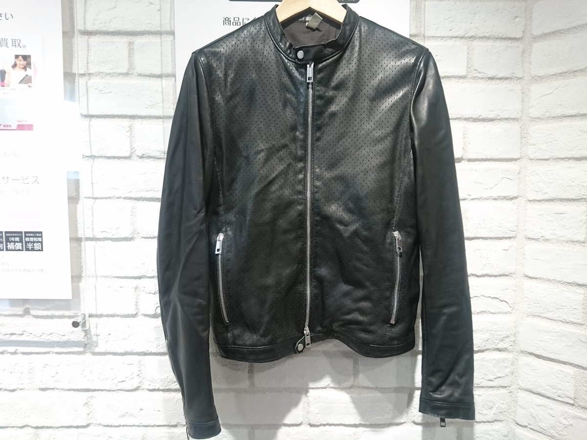 新宿でタリアトーレを買取。OLIVER パンチング ラムレザー シングル