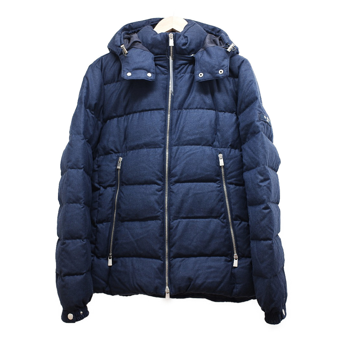 【 大人気☆ 】 タトラス　ダウンジャケット　エグレッタ　ネイビー　ジップアップ タトラス ナイロンツイルダウンジャケット／グラミ | ライト