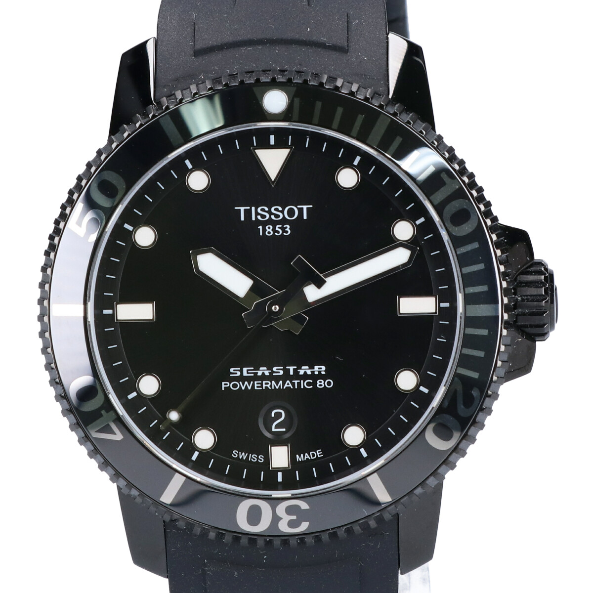 ティソのT120.407.37.051.00 SEASTAR 1000 POWERMATIC 80 シースター1000 自動巻き時計の買取実績です。
