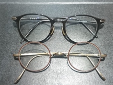 金子眼鏡 ヴィンテージシリーズ ピュアチタニウム ラウンドフレーム眼鏡 2点 買取実績です。