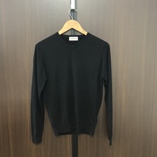 ジョンスメドレー LUNDY(ランディ)　ブラック　メリノウール　クルーネックセーター/ニット 買取実績です。