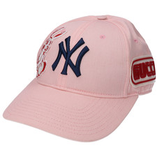 グッチ 538561  ニューヨークヤンキース ラビット ベースボールキャップ 買取実績です。