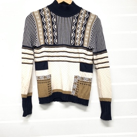 マメクロゴウチの18年秋冬 MM18AW-KN041 ブラウン系 ハイネック セーターの買取実績です。