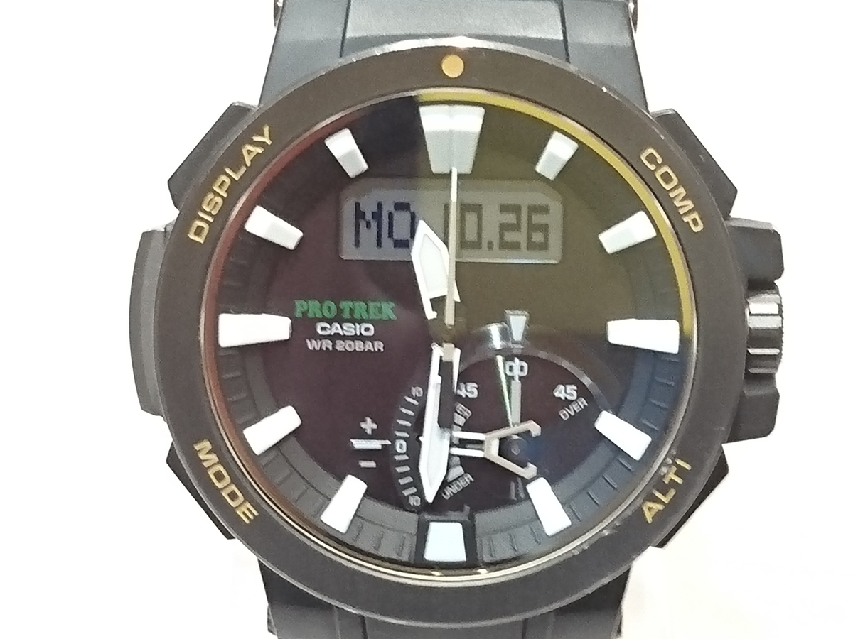 カシオのPRW-7000-1BJF MULTI FIELD LINE デジアナコンビモデル 腕時計の買取実績です。