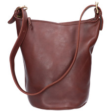 スロウの49S204I bono bucket shoulder bag ボーノ 栃木レザー バケツ型バッグを買取させていただきました。宅配買取センター状態は中古美品