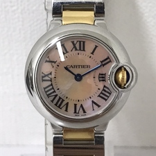 カルティエのW6920034 SS×PG バロンブルーSM クオーツ 腕時計をお買取しました。広尾店です。状態は停止状態のお品物です。