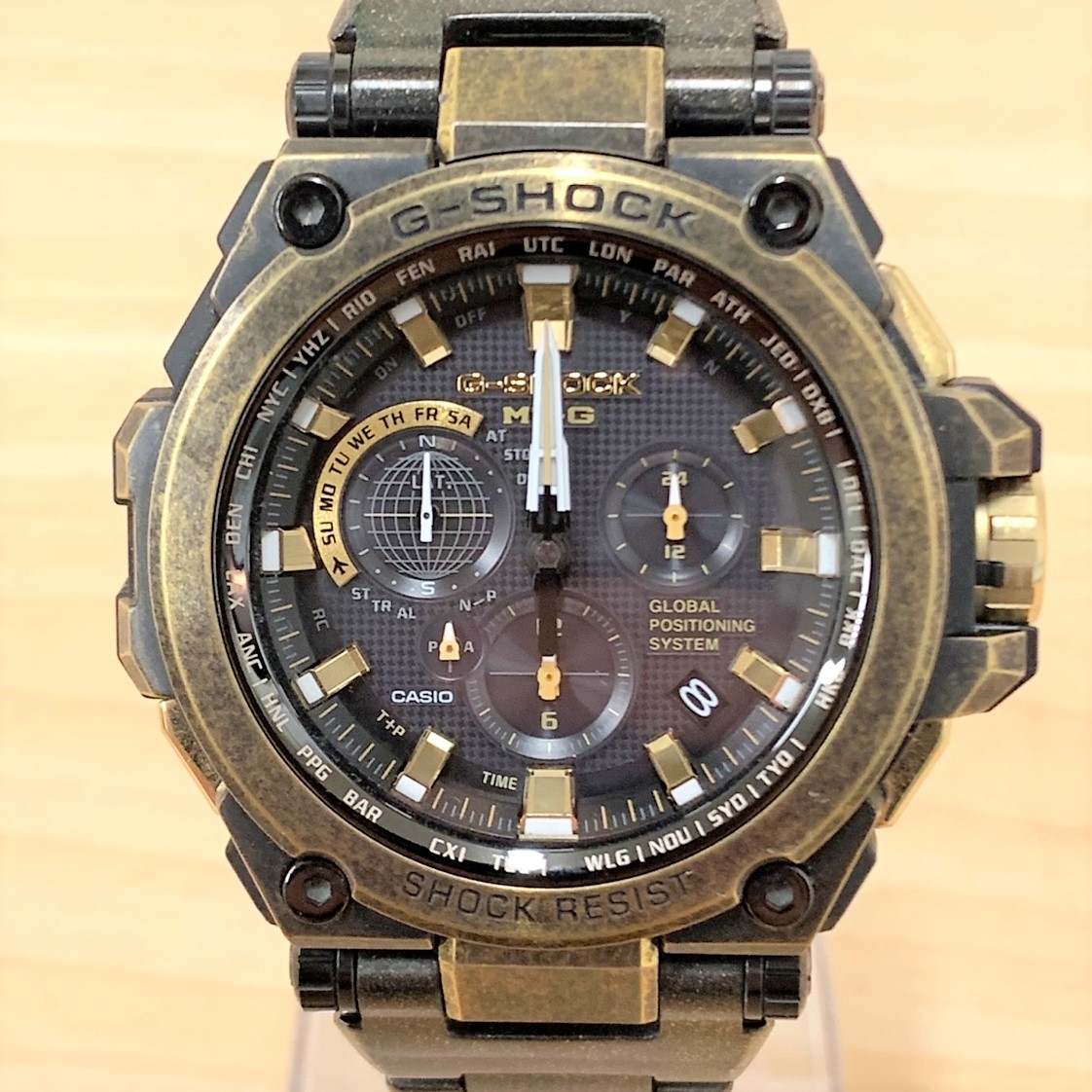 G-SHOCKのMTG-G1000BS-1AJR GPS ハイブリッド 電波ソーラー 腕時計の買取実績です。
