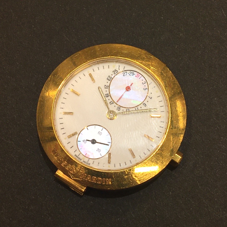 ユリスナルダンの750YG金無垢 151-22 ニュートン 白文字盤 腕時計の買取実績です。