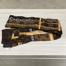 渋谷店で、2016年製のルイヴィトンのバンドー・モノグラム コンフィデンシャル シルクスカーフ(M78655)を買取りました。状態は若干の使用感がある中古品です。