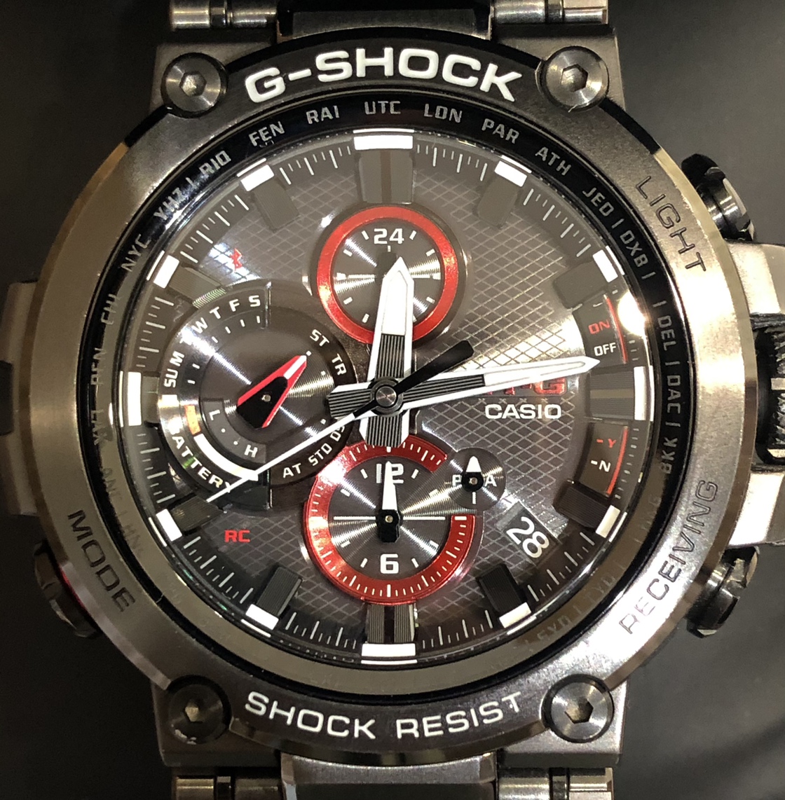 G-SHOCKのMTG-B1000B-1AJF MT-G Bluetooth搭載 電波ソーラー 時計の買取実績です。