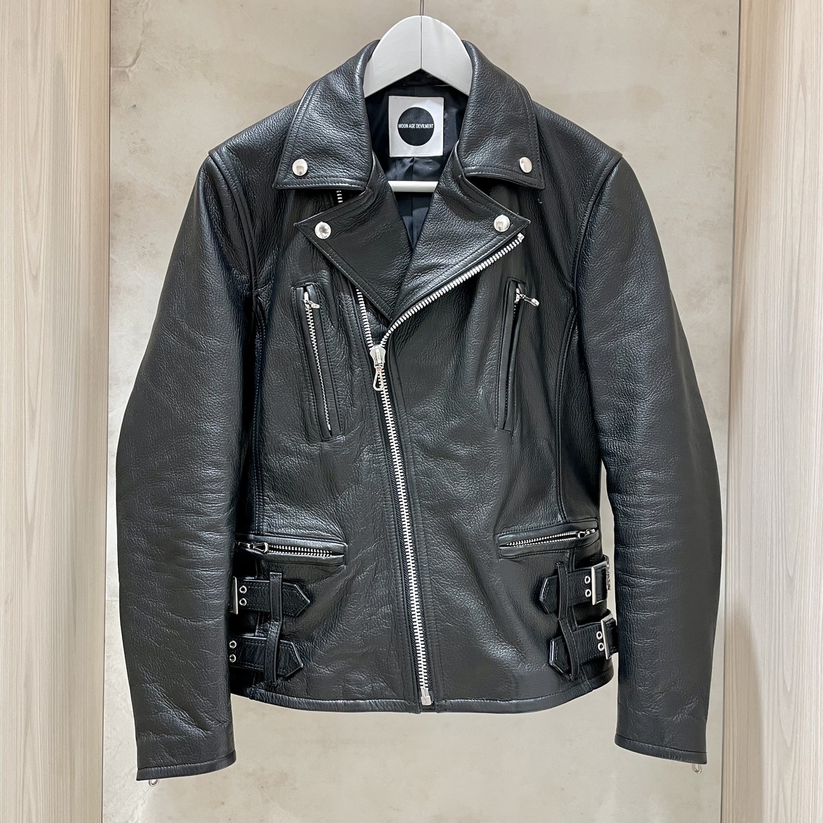 ムーンエイジデビルメントの洋服のブラック MLLC-J-0002 レザー ダブルライダースジャケットの買取価格・実績 2020年11月28日
