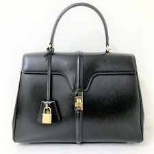 セリーヌ ブラック セーズ ミディアム ハンドバッグ 買取実績です。