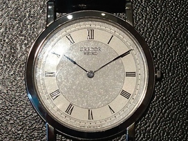 エコスタイル新宿店で、セイコークレドールのGBAT011 Pt950 プラチナ ローマンインデックス クォーツ腕時計を買取しました。
