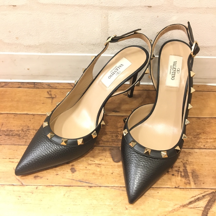 Sale【VALENTINO】トラックスタッズ ダービーシューズ レザー