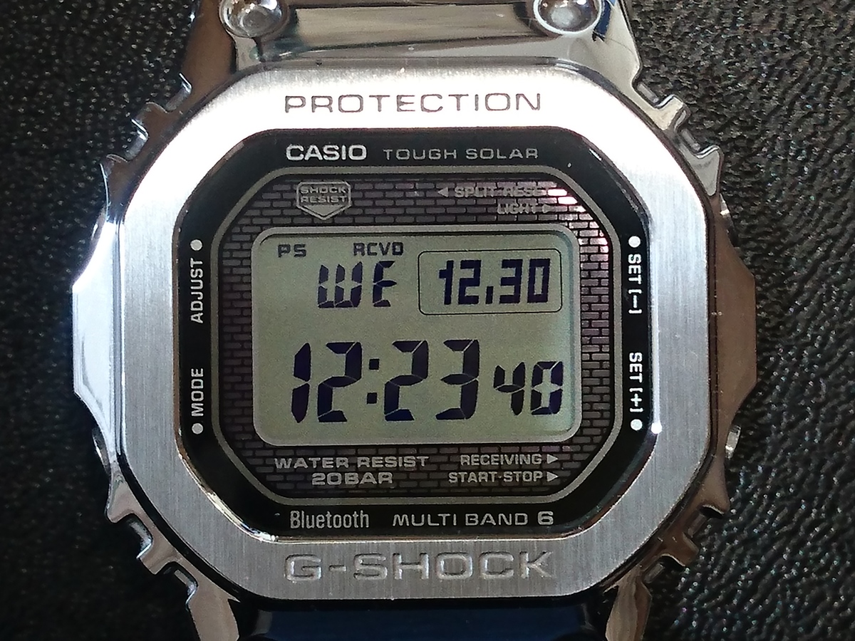 G-SHOCKのGMW-B5000-1JF フルメタル Bluetooth対応 電波ソーラーウォッチの買取実績です。