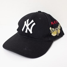 グッチ ×NEWYORKYANKEES バタフライ刺繍ベースボールキャップ 買取実績です。