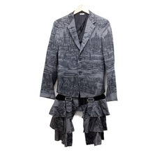 コムデギャルソン 19年製 PE-J025 GARMENT TREATED BUCKLE BLAZER 変形テーラード ジャケット 買取実績です。