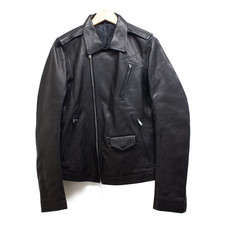 リックオウエンス RU16F6764-LCW STOOGES レザー ダブルライダースジャケット 買取実績です。