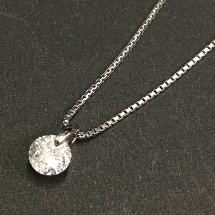 ダイヤモンドのPt900 1.038ct ダイヤモンド チェーンネックレスの買取実績です。