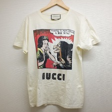 エコスタイル渋谷店で、グッチのディズニーコラボの白雪姫プリントのクルーネックTシャツ(492347 X3M94)を買取しました。状態は通常使用感があるお品物です。