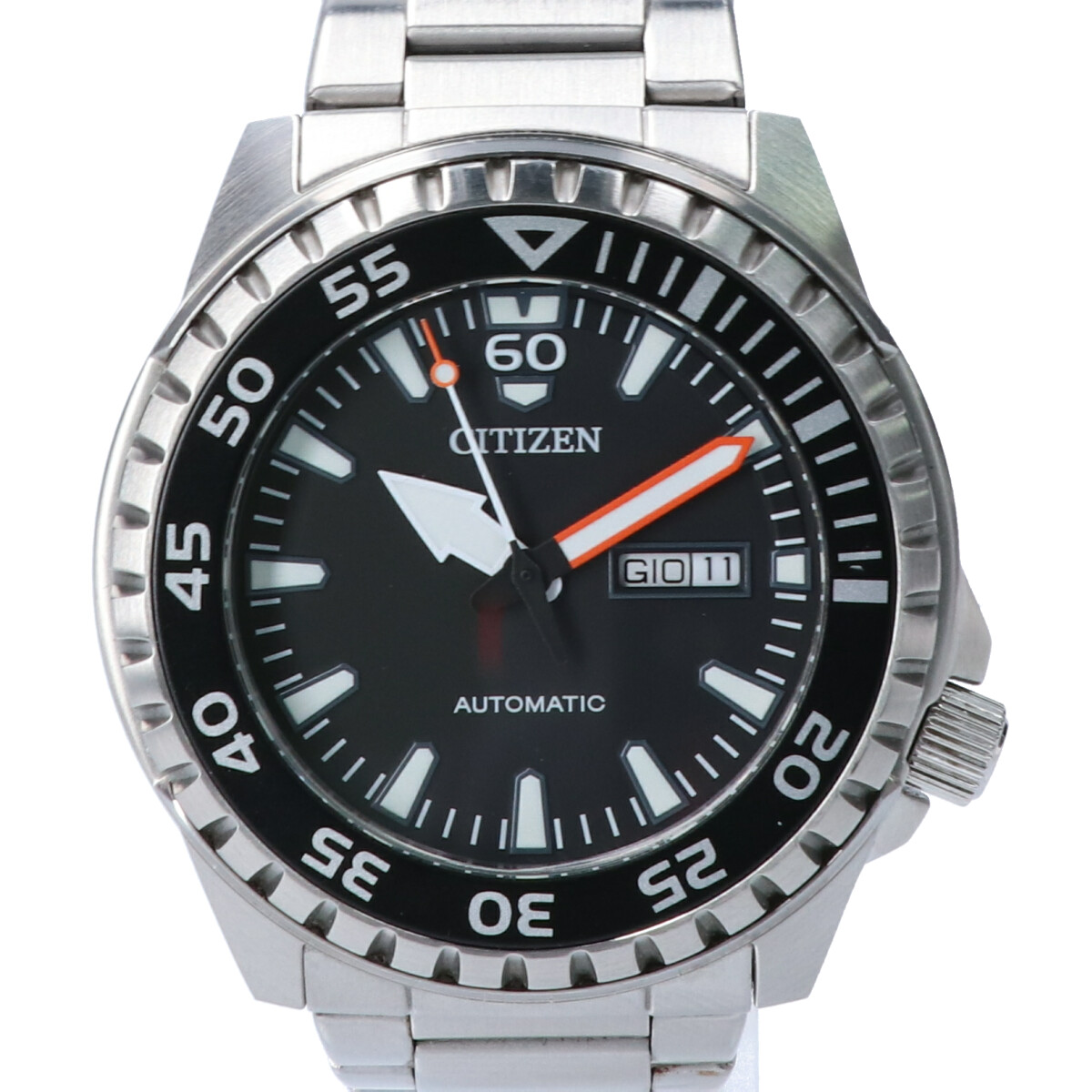 シチズンのNH8388-81E 海外モデル メガダイバー OFコレクションデイデイト 自動巻き 腕時計の買取実績です。