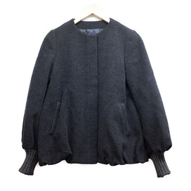 ボーダーズアットバルコニーのB14AW2-3-26 バルーンスリーブ 中綿 ウール ノーカラーブルゾンの買取実績です。