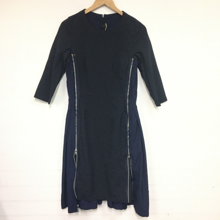 コムデギャルソンの洋服のad17 Rt O008 Zipデザイン 切替ワンピースの買取実績です 21 年1月31日公開の情報です エコスタイル